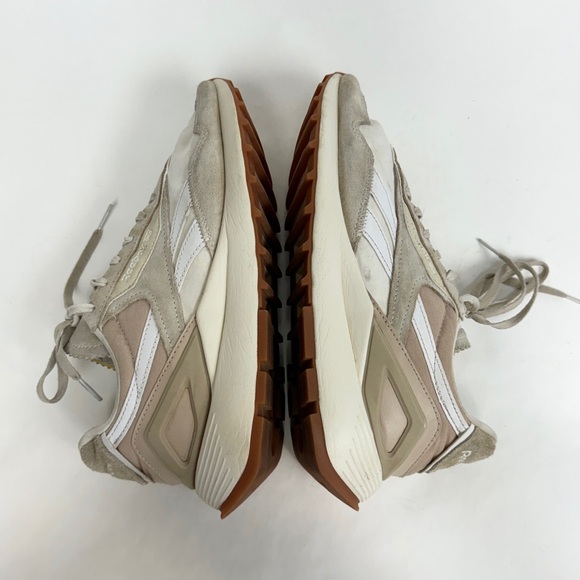 Reebok Classic Leather Legacy AZ Shoes Lifestyle Sneakers Chalk Alabaster Wm 7.5 - Picture 7 of 11